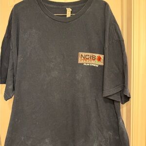 Navy Heavyweight Cotton Tee NCIS Hawaii film crew Tee shirt